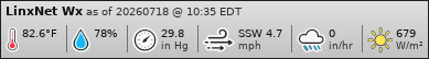 Live FFWLD Weather Badge